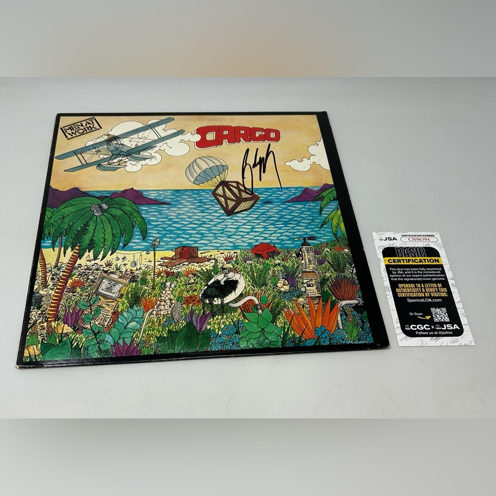 Colin Hay signed Men at Work Cargo Album JSA COA